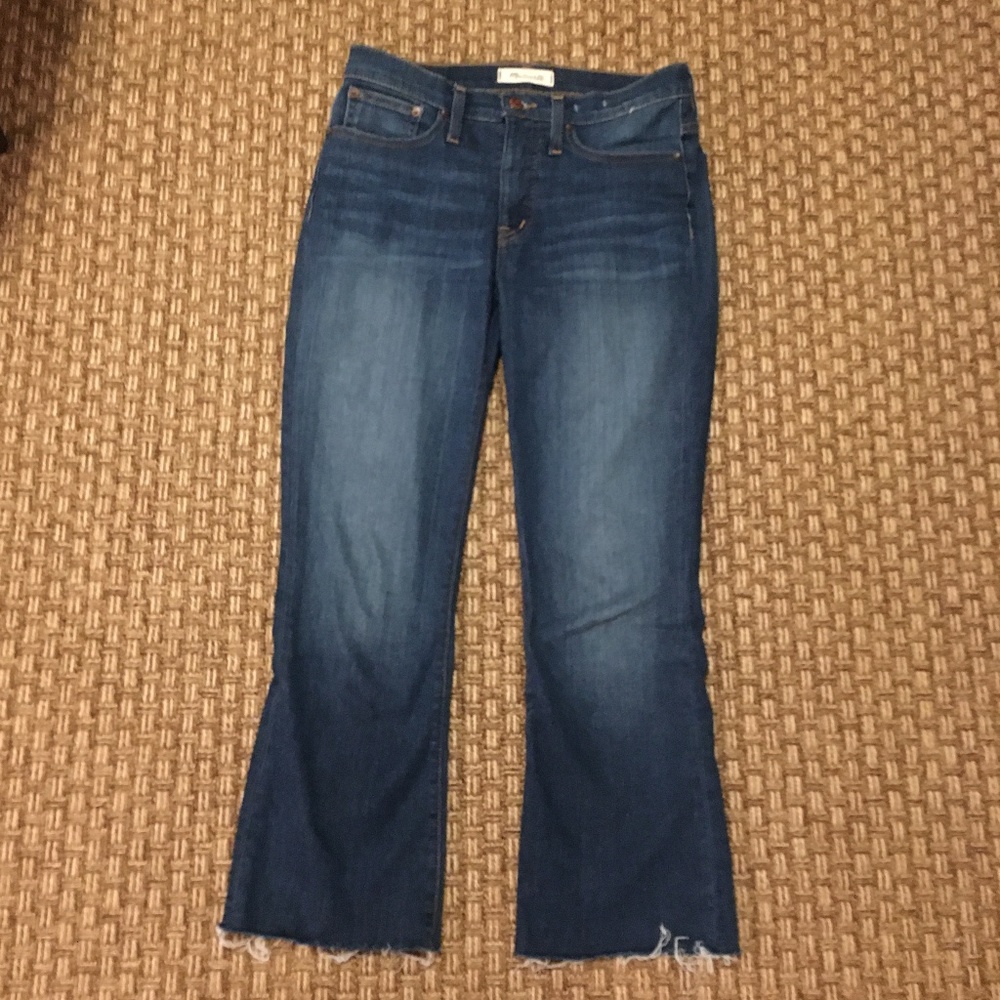 Madewell Cali Demi Boot Cropped Jeans